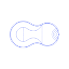 Layouts Swimming Pools Figure Eight Swimming Pools Silhouette Svg Vector, Free Vectors File